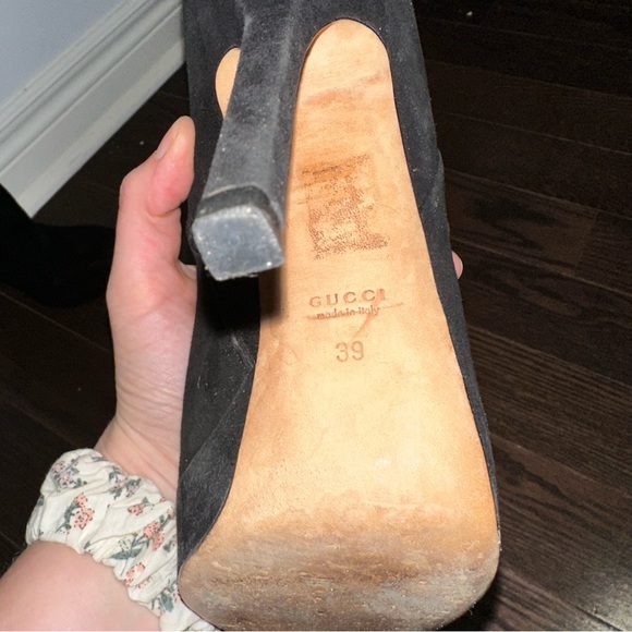 Gucci vintage y2k black ankle booties size 39 - Picture 5 of 9